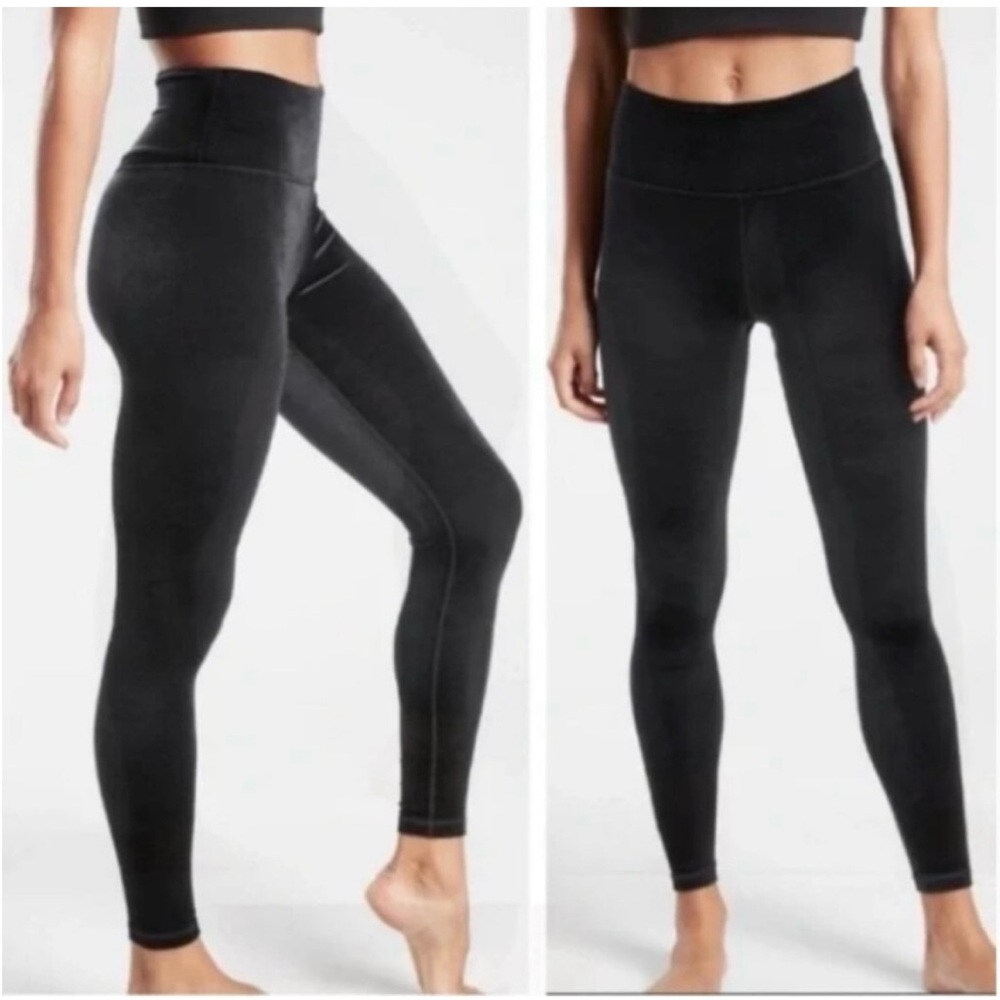 Athleta Elation Velvet Tight Leggings Size M